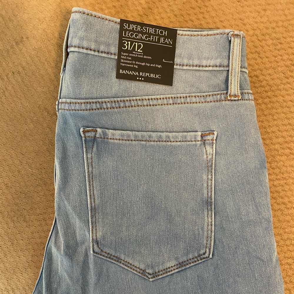 Banana Republic Super Stretch Legging Fit Jean